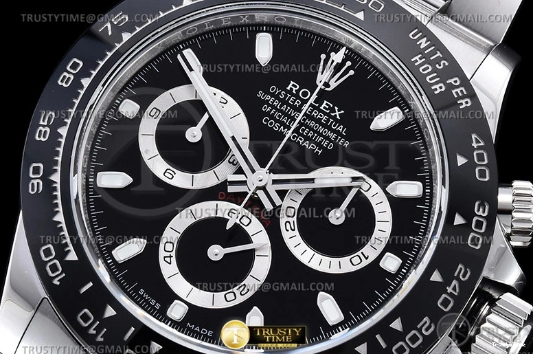 0715 Upgraded ROLDYT0348B – Daytona 116500 CER SS Black 904L BTF Asia 947
